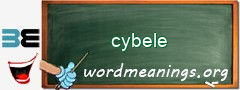 WordMeaning blackboard for cybele